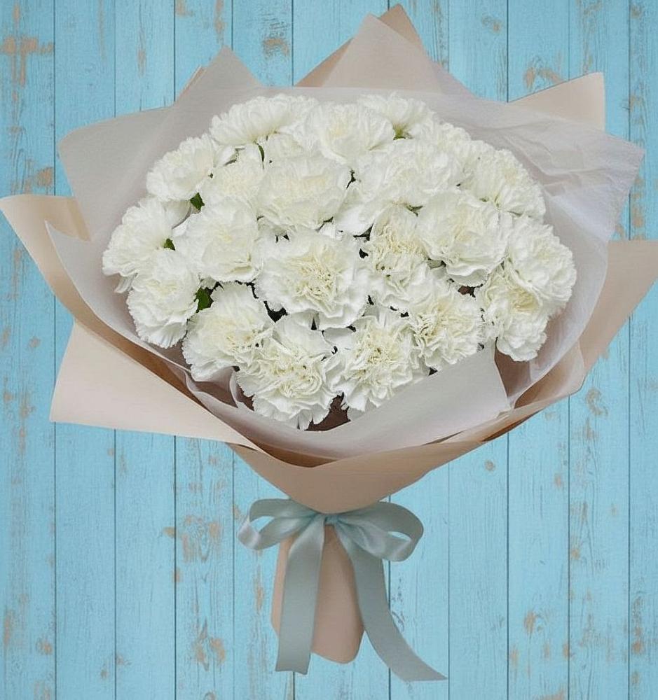 Букет цветов из: Гвоздики в Белогорске Республики Крым