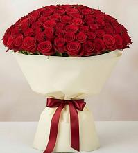 Букет 101 Красная роза Милано #REPLACE_PRED# Белогорске Республики Крым
