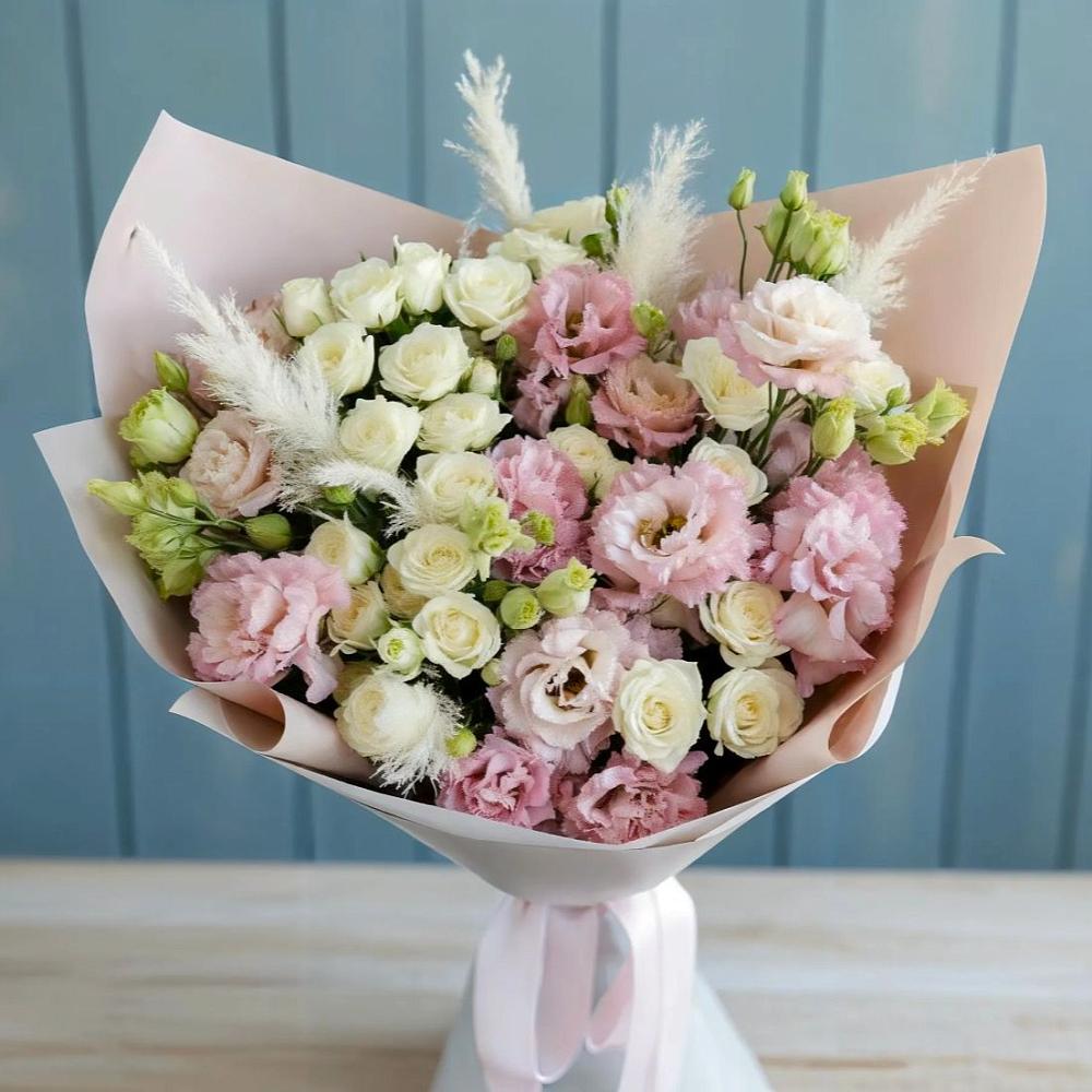 Букет цветов из: Альстромерии и Розы в Белогорске Республики Крым