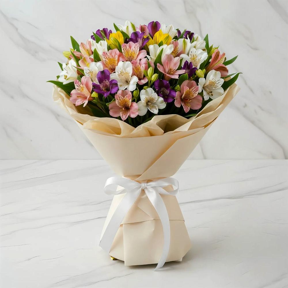 Букет цветов из: Альстромерии в Белогорске Республики Крым