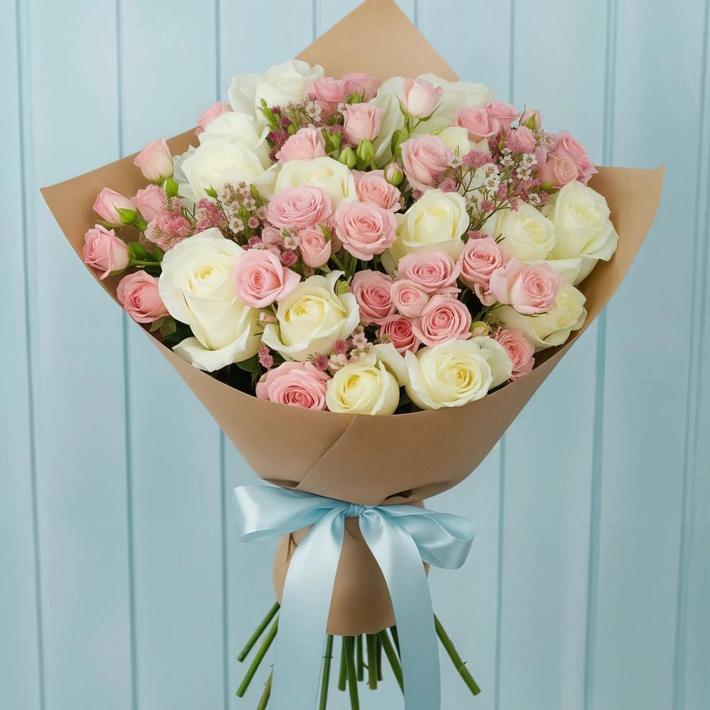 Букет цветов из: Розы в Белогорске Республики Крым