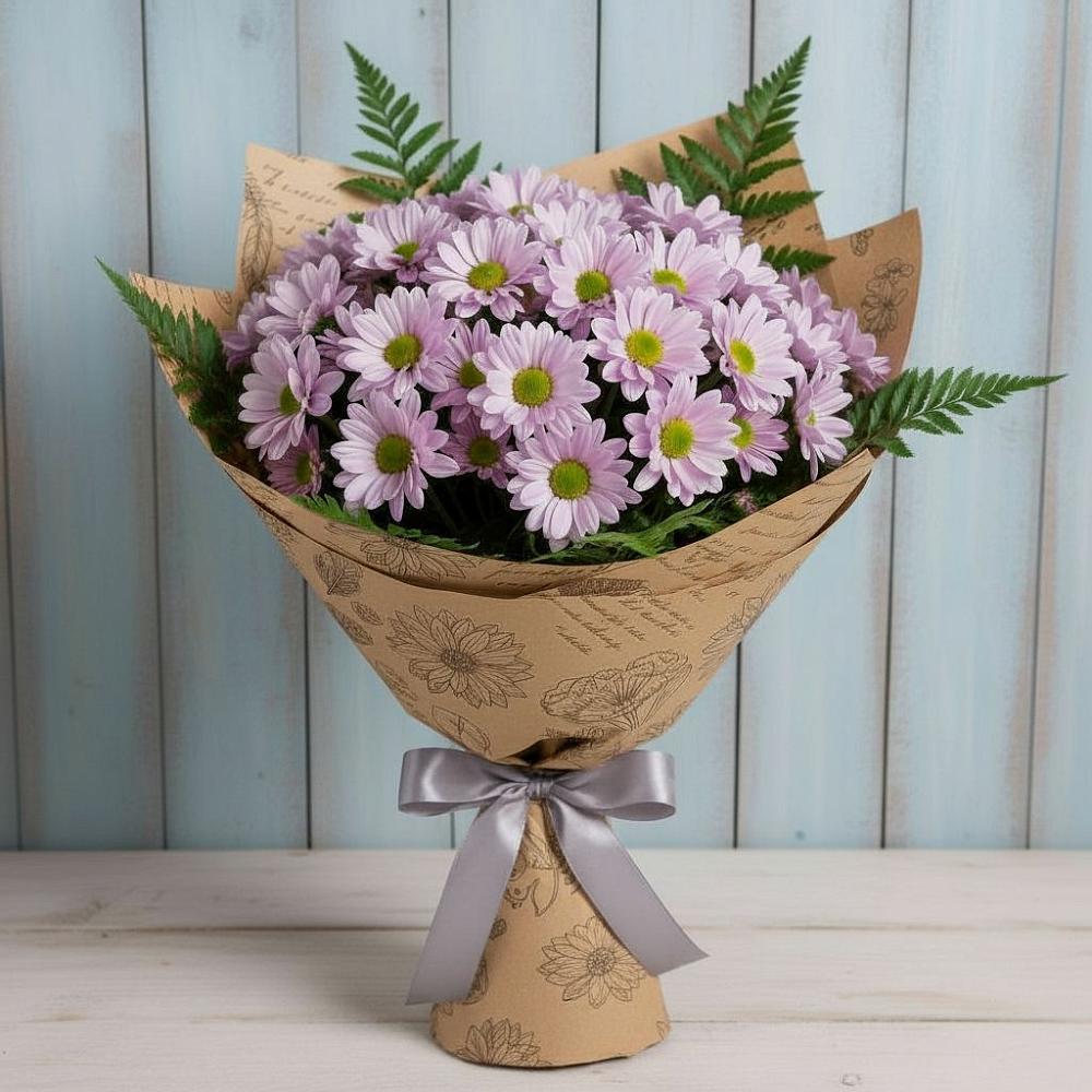 Букет цветов из: Хризантемы в Белогорске Республики Крым
