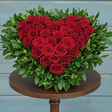 Цветочная композиция из Розы в виде сердца в Белогорске Республики Крым