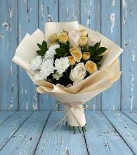 Букет цветов из:  Розы и Хризантемы в Белогорске Республики Крым