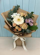 Букет цветов из:  Герберы и Хризантемы в Белогорске Республики Крым