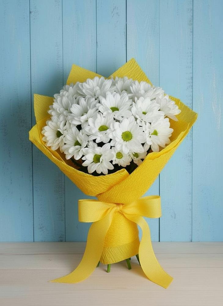 Букет цветов из: Хризантемы в Белогорске Республики Крым