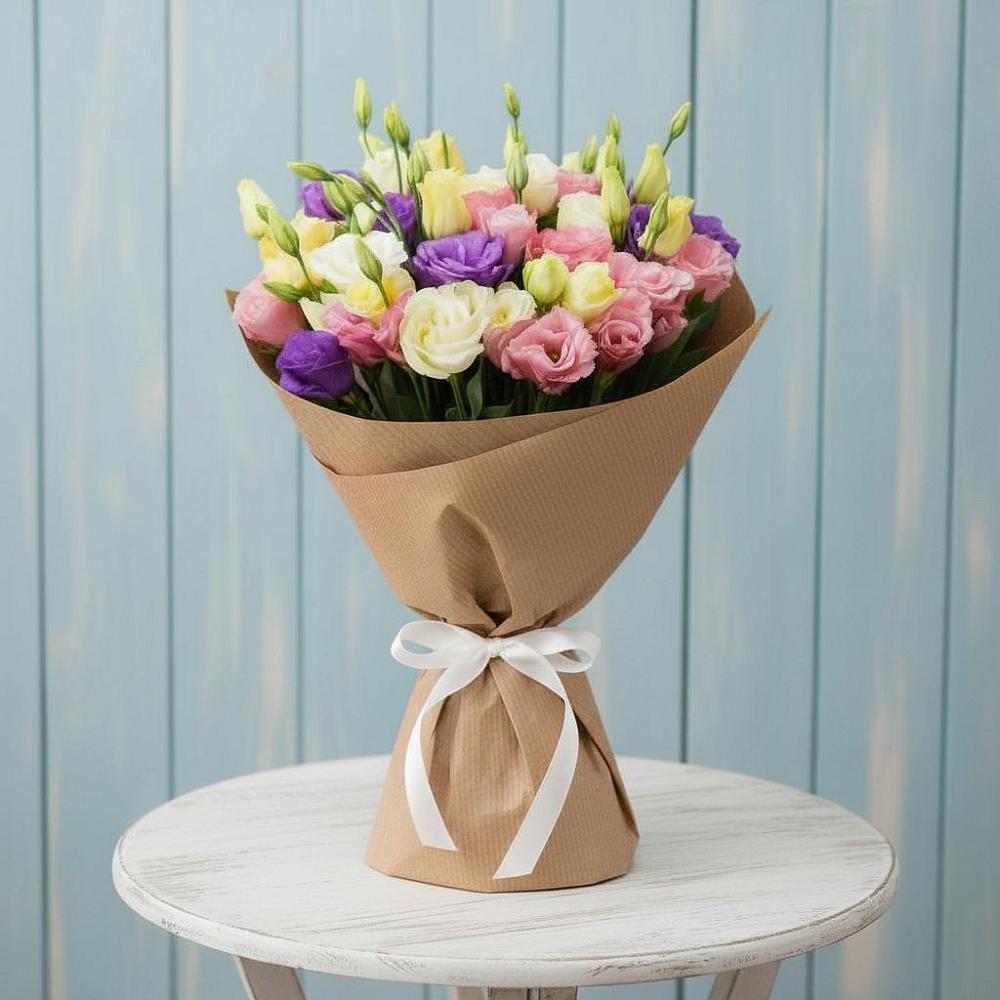 Букет цветов из: Лизиантусы в Белогорске Республики Крым