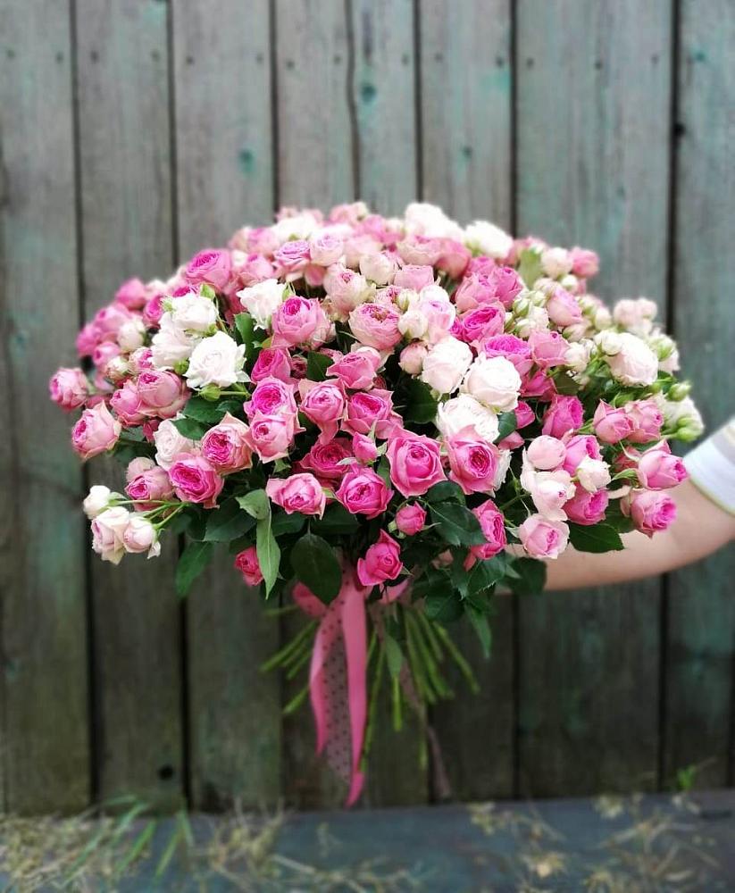 Букет Розовые кустовые розы Натали и Лав Лидия в Белогорске Республики Крым