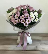Букет цветов из:  Хризантемы и Розы в Белогорске Республики Крым