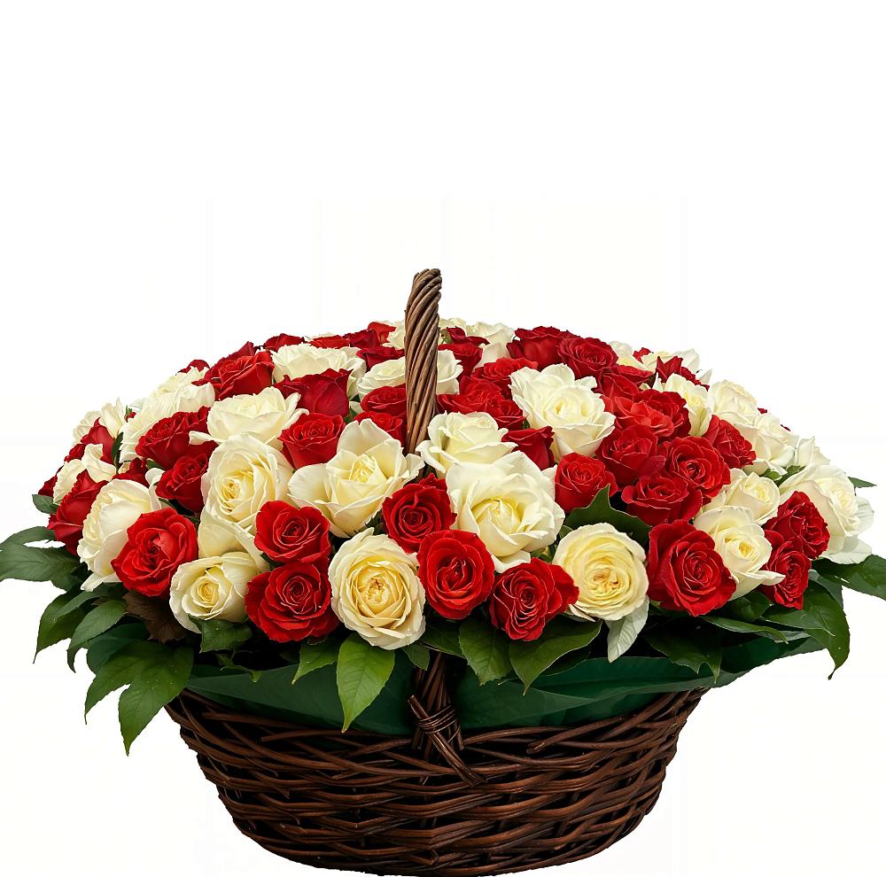 Премиум букет из: Розы в Белогорске Республики Крым