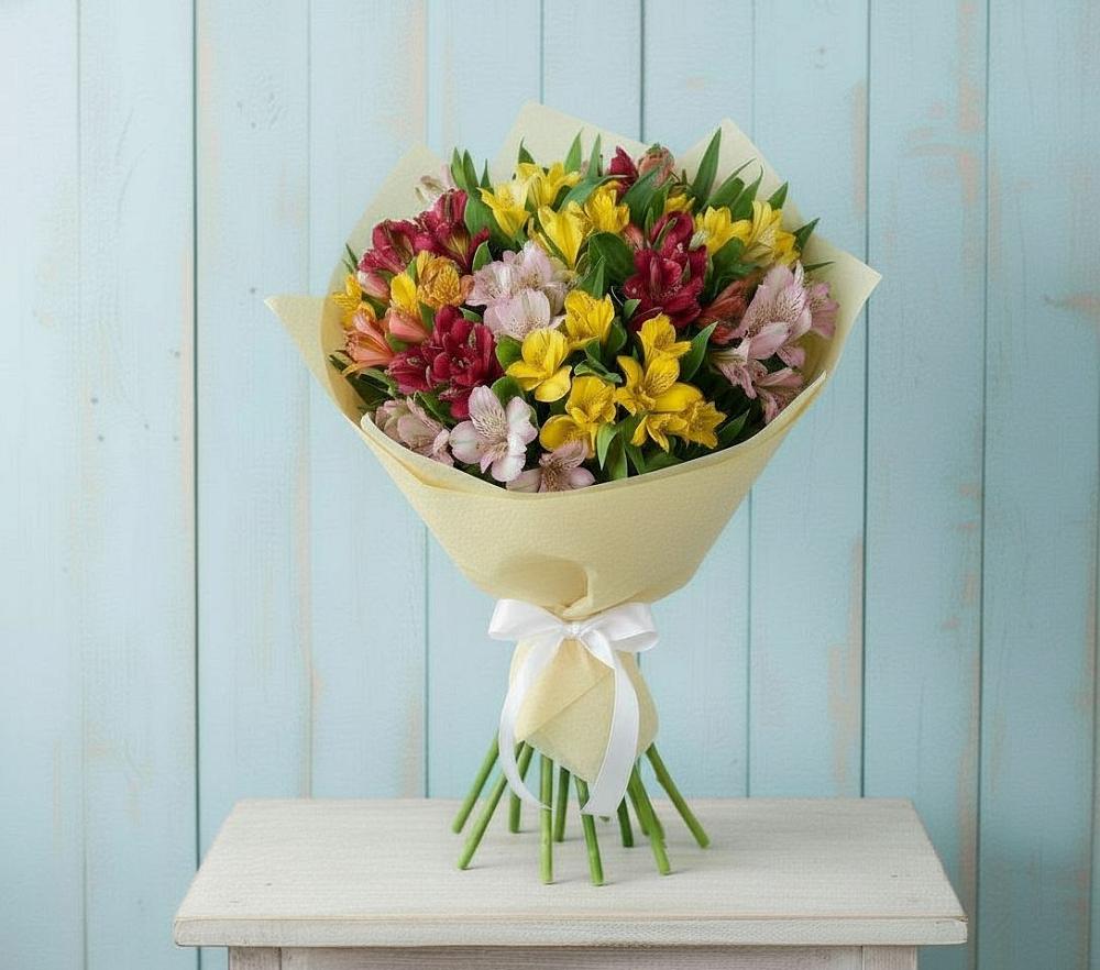 Букет цветов из: Альстромерии в Белогорске Республики Крым