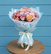 Букет цветов из:  Хризантемы и Розы #REPLACE_PRED# Белогорске Республики Крым