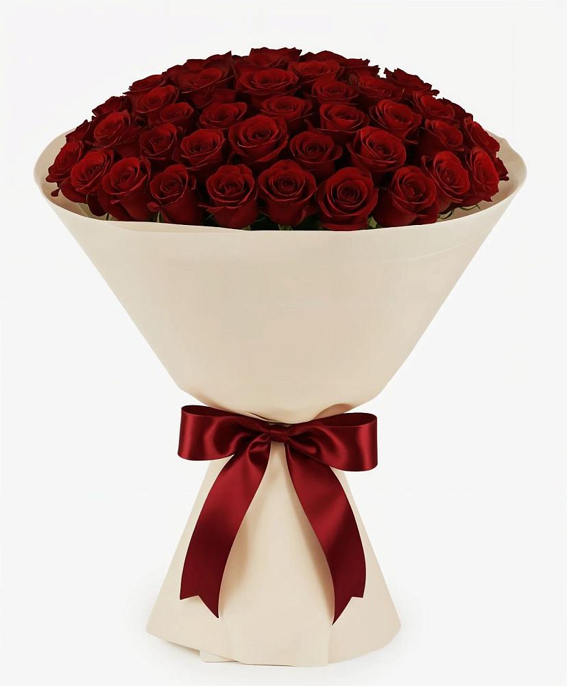 Букет 101 Бордовая роза Блэк Бакарра в Белогорске Республики Крым