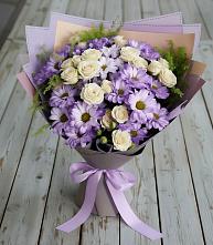 Букет цветов из:  Хризантемы и Розы #REPLACE_PRED# Белогорске Республики Крым