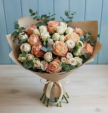 Букет цветов из:  Альстромерии и Розы в Белогорске Республики Крым
