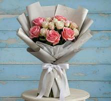 Букет цветов из:  Розы #REPLACE_PRED# Белогорске Республики Крым